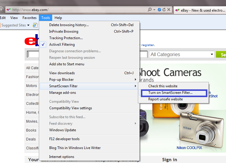 smart screen filtering