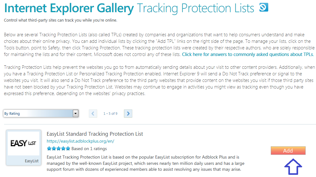 tracking protection