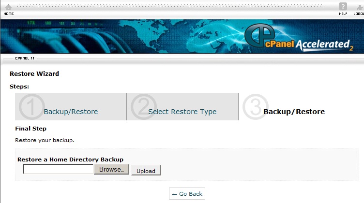 wordpress restore