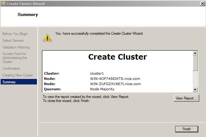 cluster complete
