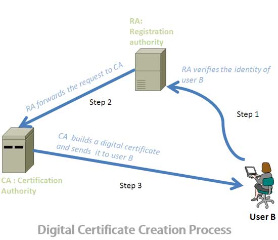 digital certificate creation process