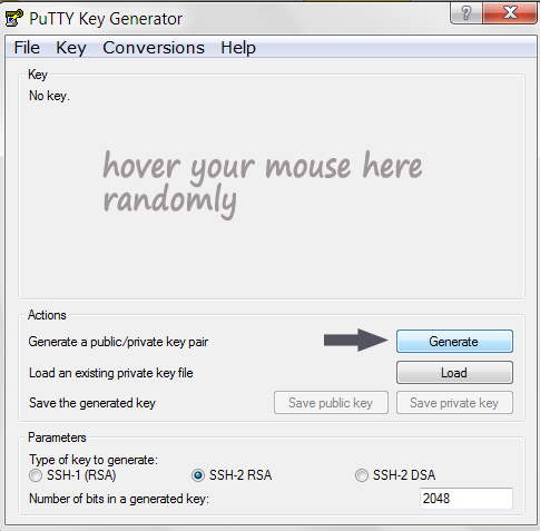 SSH key generation
